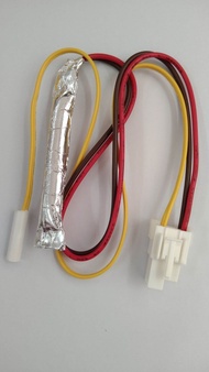 LG REFRIGERATOR DEFROST THERMOSTAT SENSOR WITH THERMAL FUSE ALUMINIUM