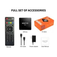 Streaming TV Box MX10 MINI Android 10 OS 4K HDR Playback Smart TV with Google Play Store Set-Top TV 