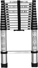 10.5FT Telescoping Ladder, Lightweight Collapsible Ladders, Aluminum Retractable Ladder, Single-Side
