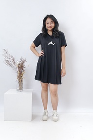 DRAGON TSHIRT - BASIC MINI DRESS CROWN TUNIK OVERSIZE TSHIRT KEKINIAN OVERSIZE