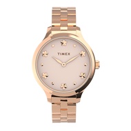 Timex TW2V23400 TREND PEYTON นาฬิกาข้อมือผู้หญิง สายสแตนเลส Rose Gold-Tone หน้าปัด 36 มม.