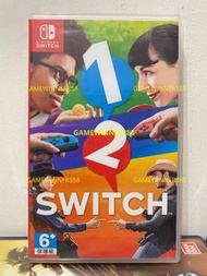 《居家抗疫必備》（中古二手）Switch NS遊戲 雙人體感遊戲 聚會遊戲 派對遊戲 Party game 四目交投 1-2-Switch ！/ SWITCH 1+2 港版日英文版 （包含28款遊戲）