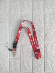 Lanyard Tali Gantungan ID Card LOTTE MART Free Strap HP/Flashdisk