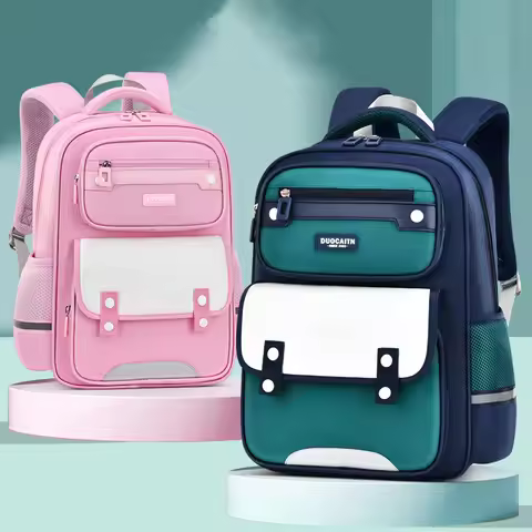 British Style Kids School Bag Large Capacity Backpack for Primary student Schoolbag Suitable for age