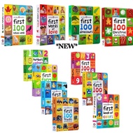 [READYSTOCK] First 100 Words, 100 Numbers, 100 Trucks, 100 Animals, Farm, Colours, Shapes | First 10