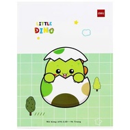 DELI A96 4-SQUARED NOTEBOOK - LID 96 PAGES, NO INK SCREAMING, THICK, CUTE