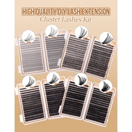 DIY Segmented Individual Lashes Book with Large Capacity Glue DIY Segmented Individual Lashes Buku B