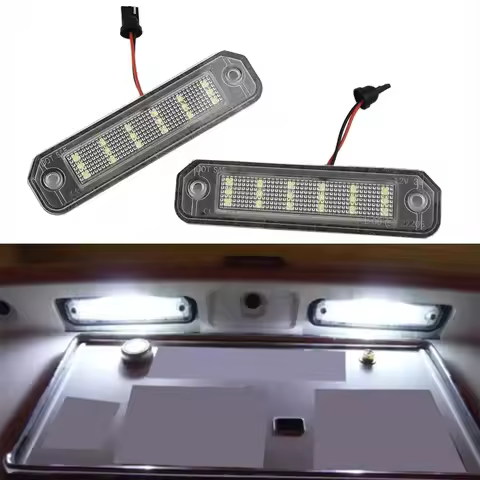 2PC Car LED White License Plate Light For Honda For Civic EJ EK EM EK9 EK4 Del Sol 92-00 Super Brigh