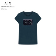 Armani Exchange เสื้อยืดผู้หญิง รุ่น 8NYTDL-YJ73Z-U7304 - สีเขียว