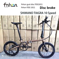 FNHON GUST Disc Brake FGD 1618 Folding Bike SHIMANO TIAGRA 4700 10 Speed Disc Brake Version Complete