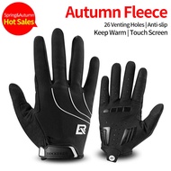 ROCKBROS Tactical gloves Touch Screen RidingCycling Gloves MTB Gloves Thermal Warm Motorcycle Winter Autumn Bike Gloves
