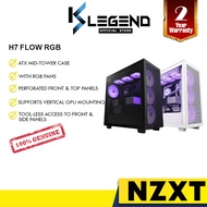 NZXT H7 FLOW RGB Mid-Tower Case - Black & White