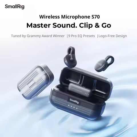 SmallRig S70-C2 Wireless Microphone with USB-C Adapter for Phones for Insta360 for DJI Osmo Series C