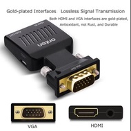 HDMI to VGA Adapter轉插 HDMI VGA Video Converter Adapter