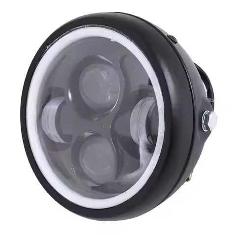 Exquisite Modified Motorcycle LED Headlight GN125 Headlight 5.75 Inch Retro Headlight Aperture Headl