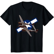 American WW2 Planes P-38 Plane Spotting T-Shirt