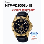 [2YEARS WARRANTY] Casio Men Watches MTP-VD200GL Jam tangan Lelaki MTP-VD200GL-1B Analog Watch MTPVD2
