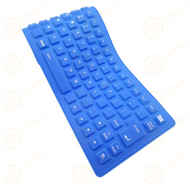 RK85 / 85 Keys Foldable Flexible Keyboard Rollup USB Wired Silicone Keyboard Water-resistant Washabl