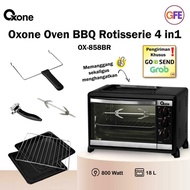 terbaru 4in1 Oven 18 Liter Serbaguna Oxone OX-858BR dengan Rotisiere + Toaster 25.25