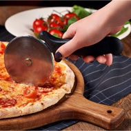 4inch /10cm Stainless Steel Pizza Knife Pizza Cutter Dough Cutter Roller Pisau Pizza 滚轮不锈钢披萨刀
