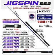 ROD ROD KENZI JIGSPIN 562 Solid Carbon Fuji
