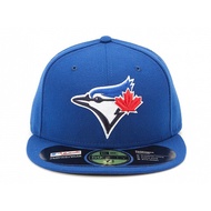 MLB Toronto Blue Jays Baseball Cap Royal Blue Player Closed Flat Brim Cap Unisex Hip Hop Snapback Ca