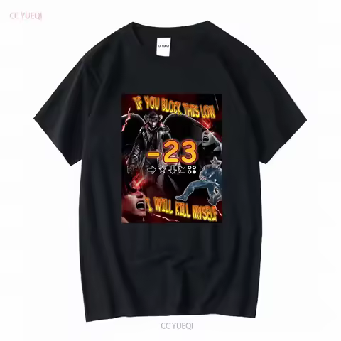 Devil Jin T Shirt Tekken 8 fit If you block this low Korosu long or short sleeves vintage Washed Sli