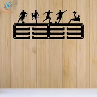 Dovewill Wall Mounted Medal Holder, Medal Display Rack, for Basketball, Runner, Football