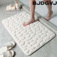BJDGVJ Bath Mat Household Washable Bathroom Bathtub Cobblestone Embossed