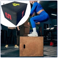 Eigell 3-in-1 Plyometric Jumping Box, Non-slip, Versatile, Multifunctional, for Jumping Exercises, P