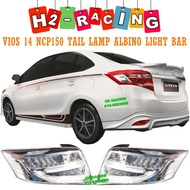 Toyota Vios NCP150 Tail Lamp 2014-2018 LED Light Bar Albino Chrome (TAIWAN)