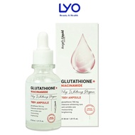 Angels Liquid Glutathione + Niacinamide 7day Whitening Program Glutathione 700 V-Ample serum 30ml