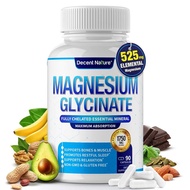 Magnesium Glycinate 525mg Magnesium Supplement 90 Capsules