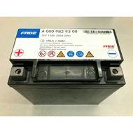 FRDE 12V 12Ah 200A VRLA/AGM Mercedes Auxiliary Battery W204 W212