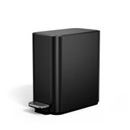 simplehuman - 5L不銹鋼霧面黑腳踏垃圾桶 (CW2101)