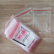 Plastic Clips 8,7 x 13 / Plastic Ziplock 13x8.7 / zipper lock 8.7x13 contains 100pcs