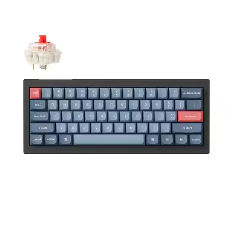 Keychron V4 Max 60% Layout QMK/VIA Wireless Custom Mechanical Keyboard RGB Backlight Gateron Switch 