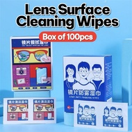 [SG STOCK] Disposable Lens Wiping Paper Glasses Wipes Lens Cloth Wipe Mobile Phone Screen Lens Eyegl