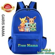 Pokemon bag, Pokemon motif children's backpack