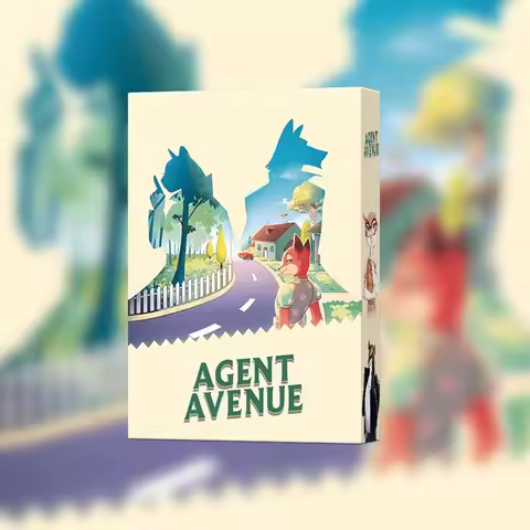 Agent Avenue Board Game with English Version 2Players Family/Party Funny Table Game Friends Entertai