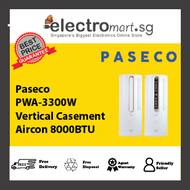 Paseco PWA-3300W Vertical Casement  Aircon 8000BTU