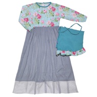 Real99shop girls' tile gamis + children's bergo hijab