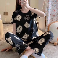 CUI YI SHOP fashion adult pajama terno for women sleepwear pajamas plus size makapal tela