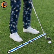prettyia Golf Putting Alignment Rail Swing Posture Corrector Putter Ruler Golf Training