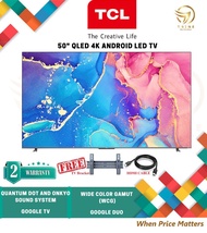 [FREE SHIPPING + 2 GIFT] TCL 4K QLED Google TV C635 (50"/55"/65") Android Smart TV with Android 11 / HDR10 / Dolby Audio