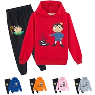 Ranking of Kings Boys Girls Hoodie Pants Set Long Sleeve Japanese Anime All-match Pullover Trousers Suit Y517 Spring Autumn