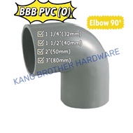 Bbb PVC Elbow 90 (O) 1 1/4 " | 1 1/2" | 2" | 3"