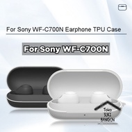 Case sony WF-C700N Rubber CLEAR Transparent Silicone Cover Casing Pouch Protector WFC700N WF C700N