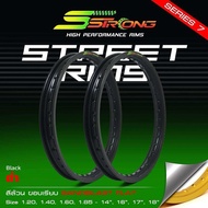วงล้อ S Strong เอส-สตรอง รุ่น SERIES-7 ขอบเรียบ ขนาด 1.4-17 พร้อมสติกเกอร์+เสื้อยืด แท้100% มีหลายสี