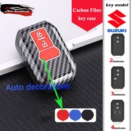 【ABS Carbon Fiber】Suzuki SWIFT xl7 Ertiga car key case Suzuki SWIFT 2018 xl7 Ertiga key cover Suzuki
